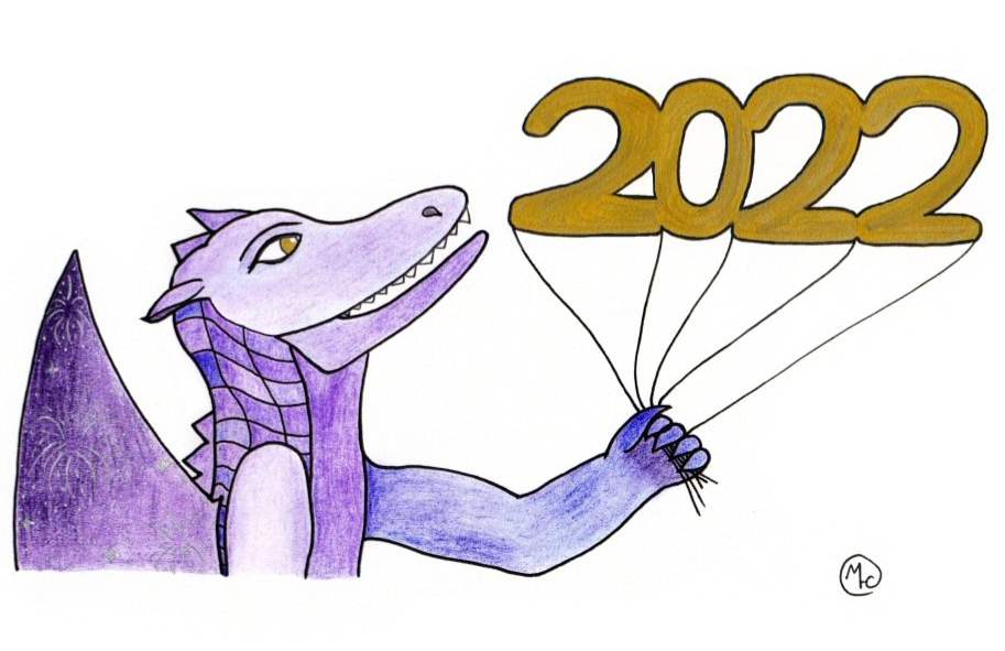 Handdrawn New Year's Card