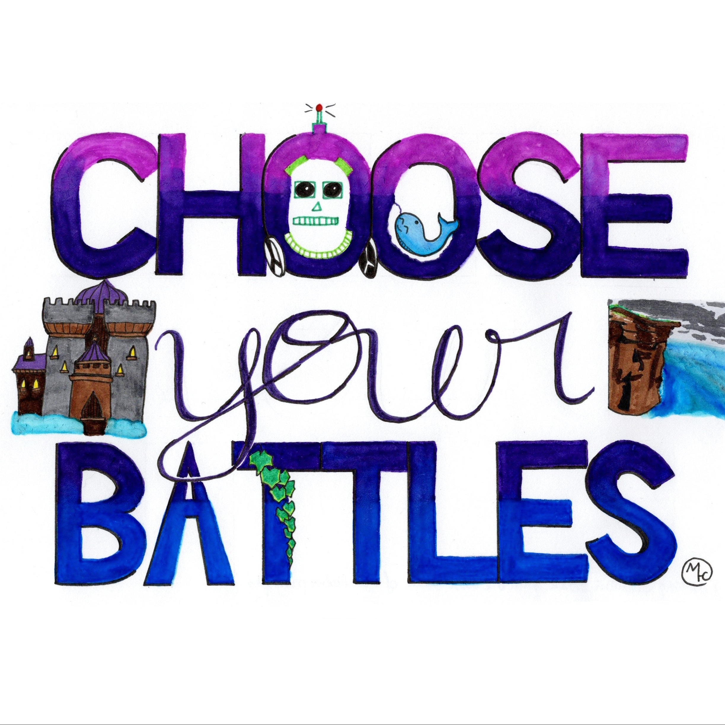 Finishing Inktober: Choose Your Battles