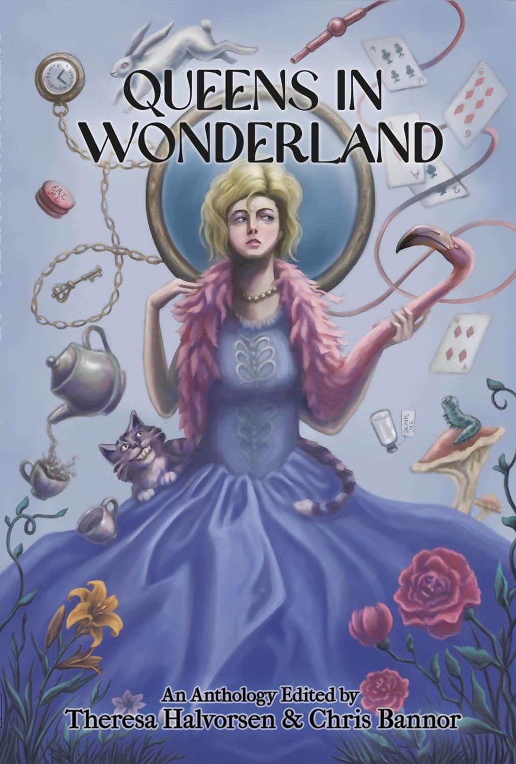 Cover for "Queens in Wonderland"