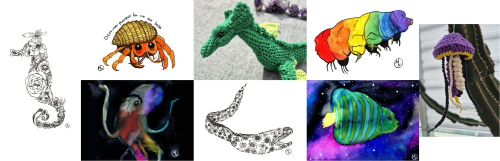 Image showing the 8 chosen postcards