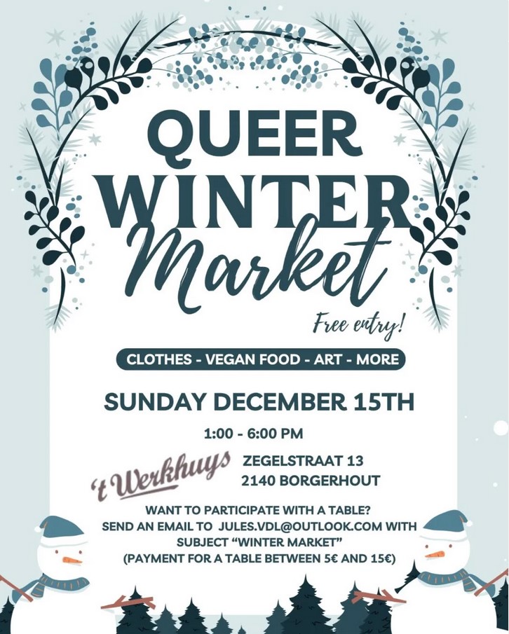 Queer Winter Market Poster